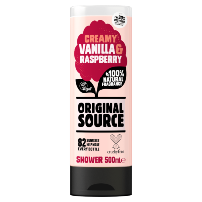 GEL DE DUCHA DE VAINILLA Y FRAMBUESA